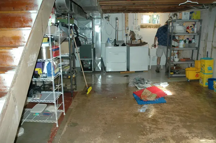 Appliance supply line leak flooding a Garland, TX laundry room