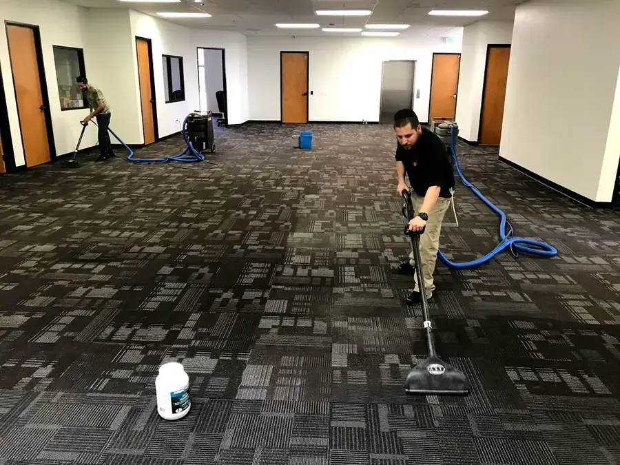 Commercial water damage in a Garland, TX building