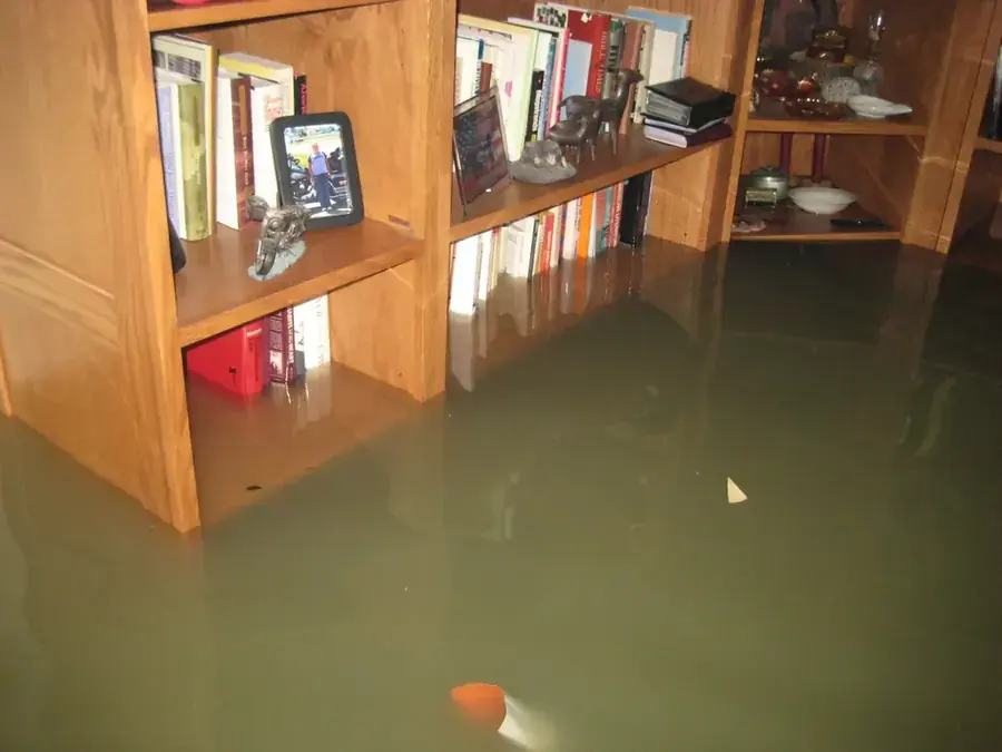 Storm and flash flood water damage cleanup in a Garland, TX home