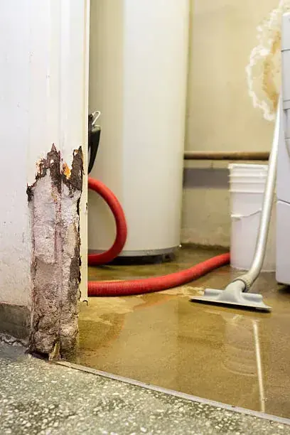 Water heater flood in a Garland, TX home